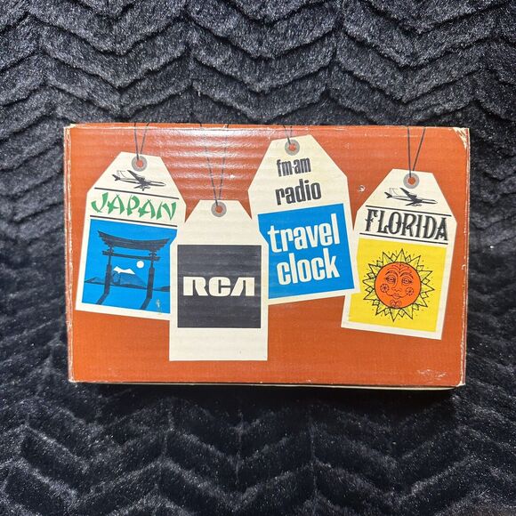 RCA Travel Clock Radio "The Million Miler" Model RZS321A Solid State Aspen Blue - Picture 2 of 16